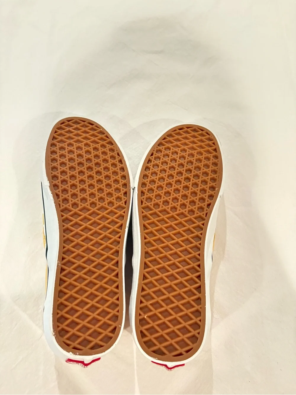 Vans Classic Slip-On Checkerboard Sneakers - Yellow & White
